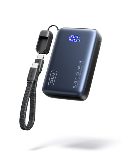 INIU Chargeur portable, batterie externe de 10 000 mAh PD 45 W, format de paume
