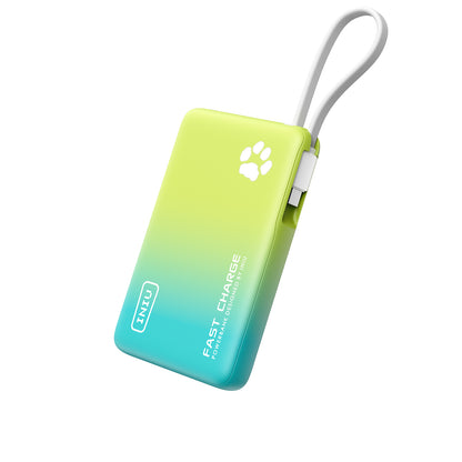 INIU Łapowaty P41L-E2 Power Bank z wbudowanym kablem, najcieńszy 45 W, 10000 mAh