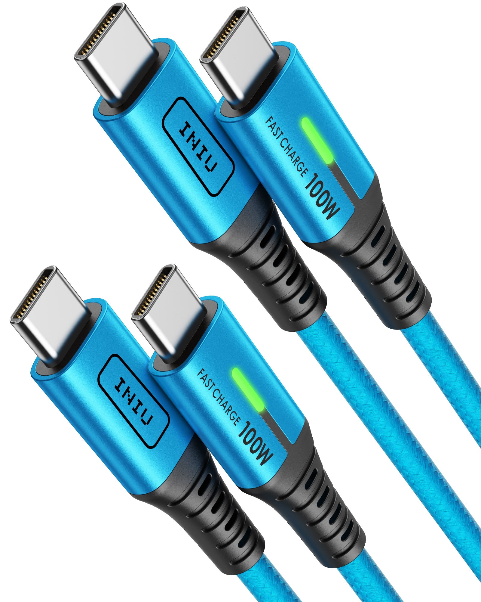 INIU D5CC USB C vers C Câble 100W (6.6ft, 2-Pack)