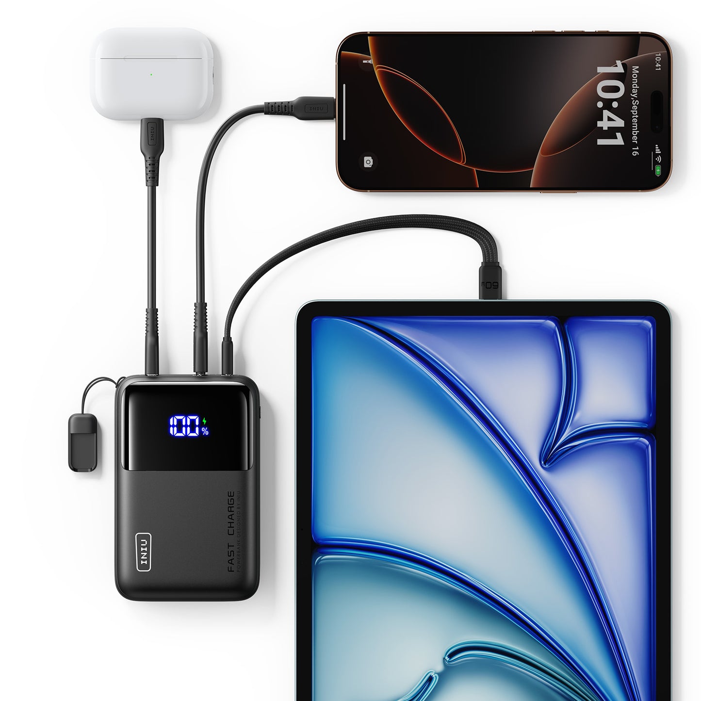 Batterie externe INIU Cougar P63-E1 la plus petite 100 W 25 000 mAh