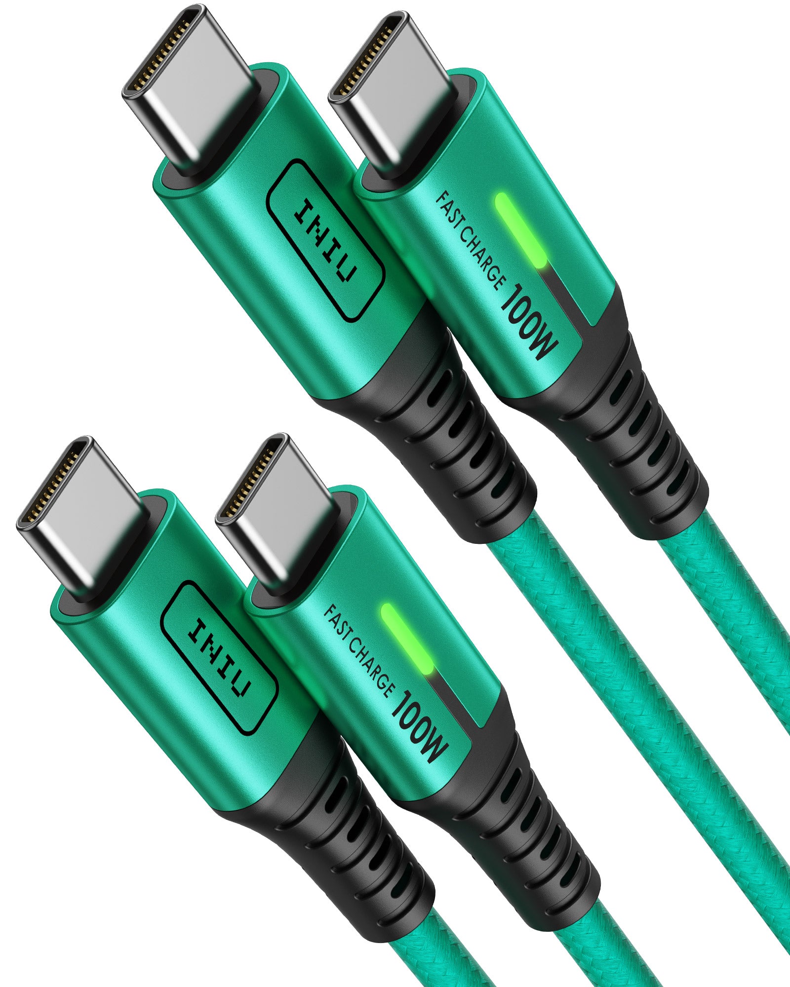 INIU D5CC USB C vers C Câble 100W (6.6ft, 2-Pack)