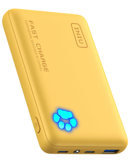 Batterie externe INIU Pawsible P41, charge rapide, 22, 5 W, 10 000 mAh