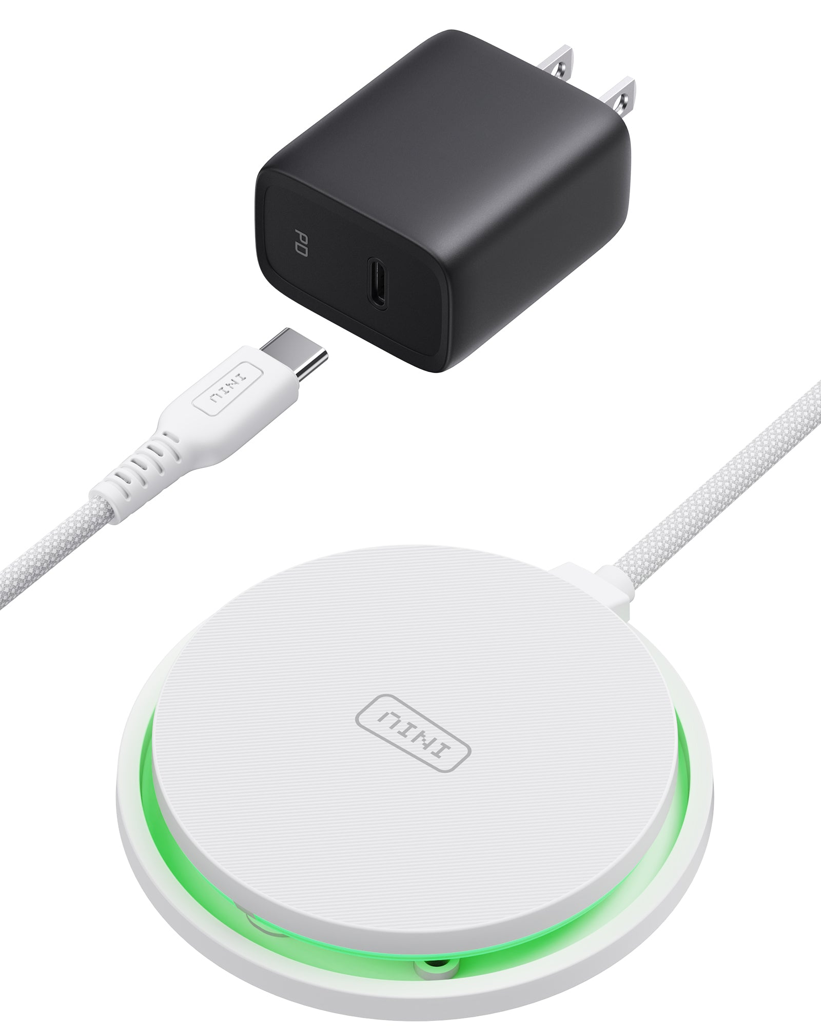 INIU W11-E1 Qi2 15W Magnetic LED Wireless Charger