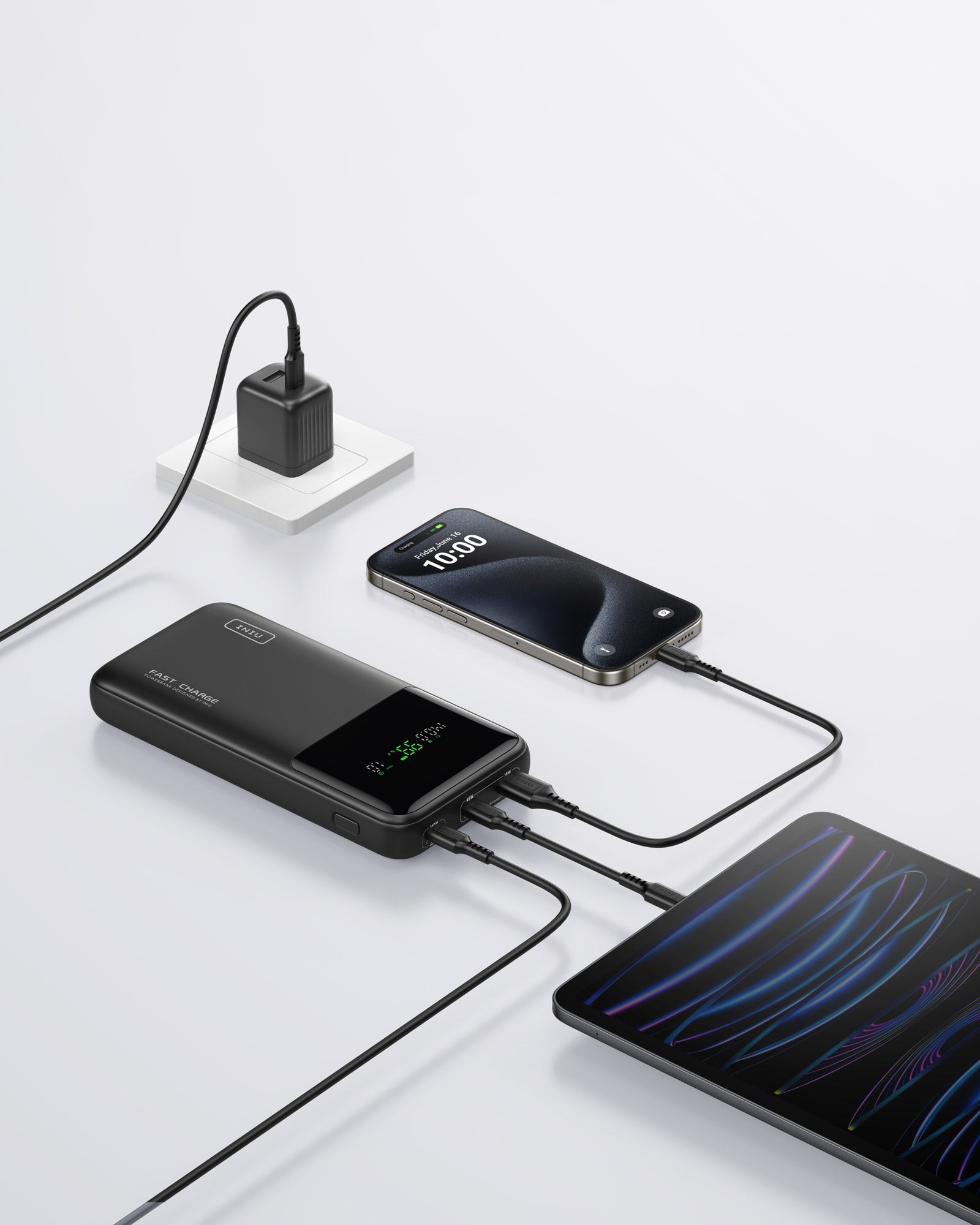 INIU Power Bank, fast charging external battery (2022) — BigTravelMarkt