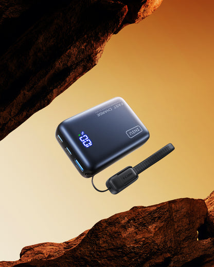 INIU Chargeur portable, batterie externe de 10 000 mAh PD 45 W, format de paume