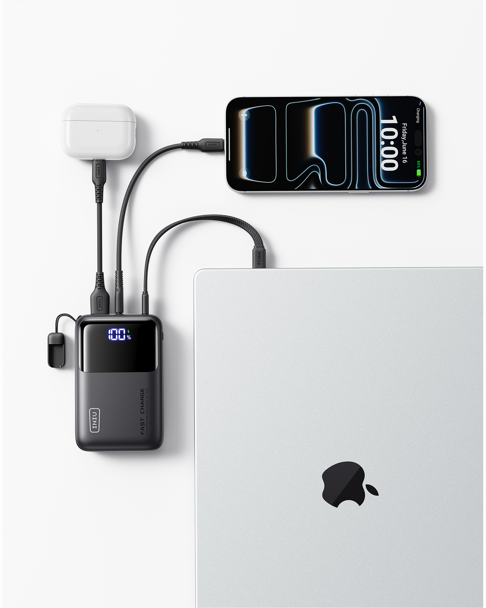 INIU | P62-E1 | Smallest 20000mAh 65W Power Bank