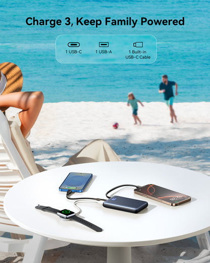 INIU Chargeur portable, batterie externe compacte 10 000 mAh PD 20 W