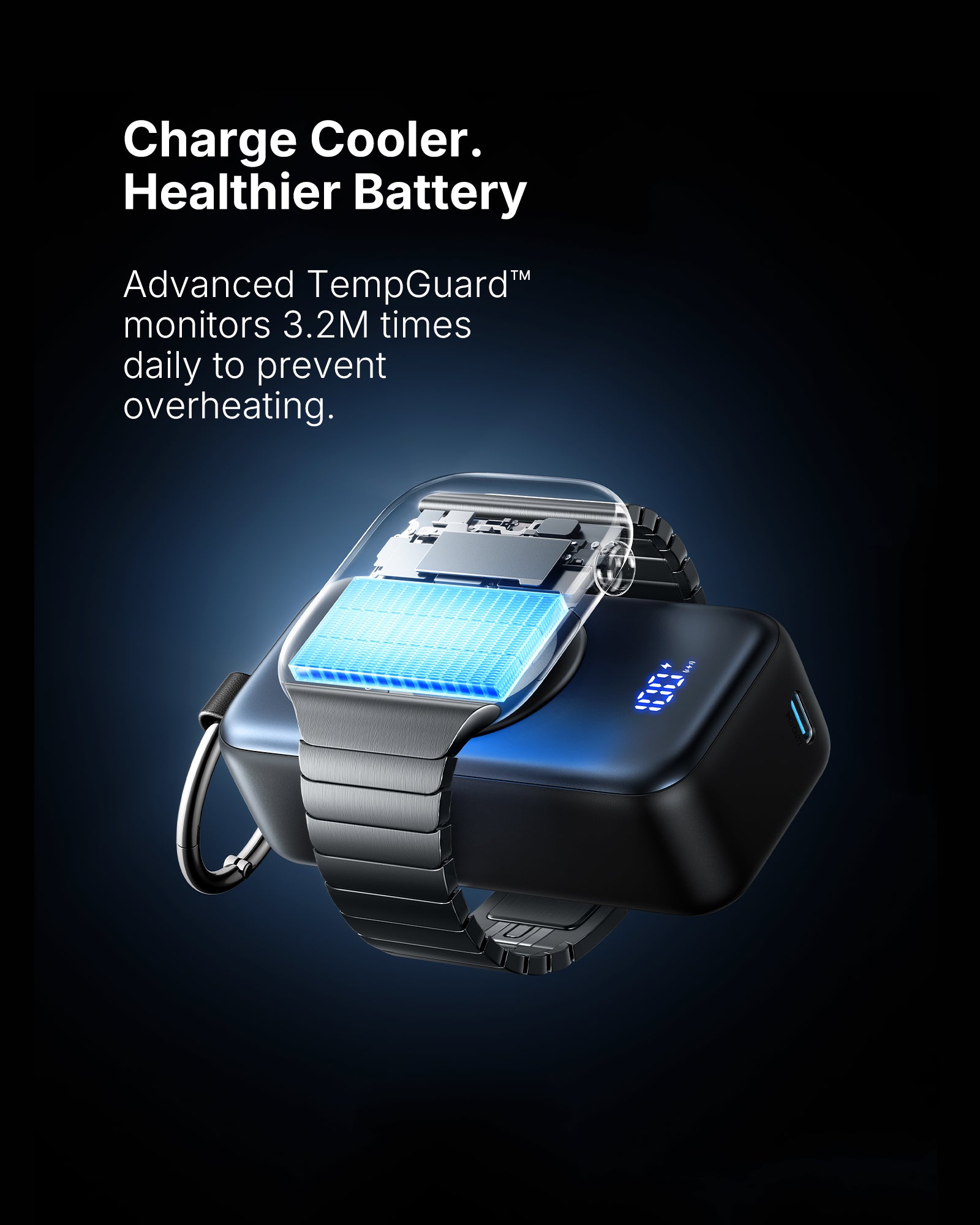 INIU SnapGo P81 行動電源，適用於 iWatch，5W 功率，5000mAh 容量