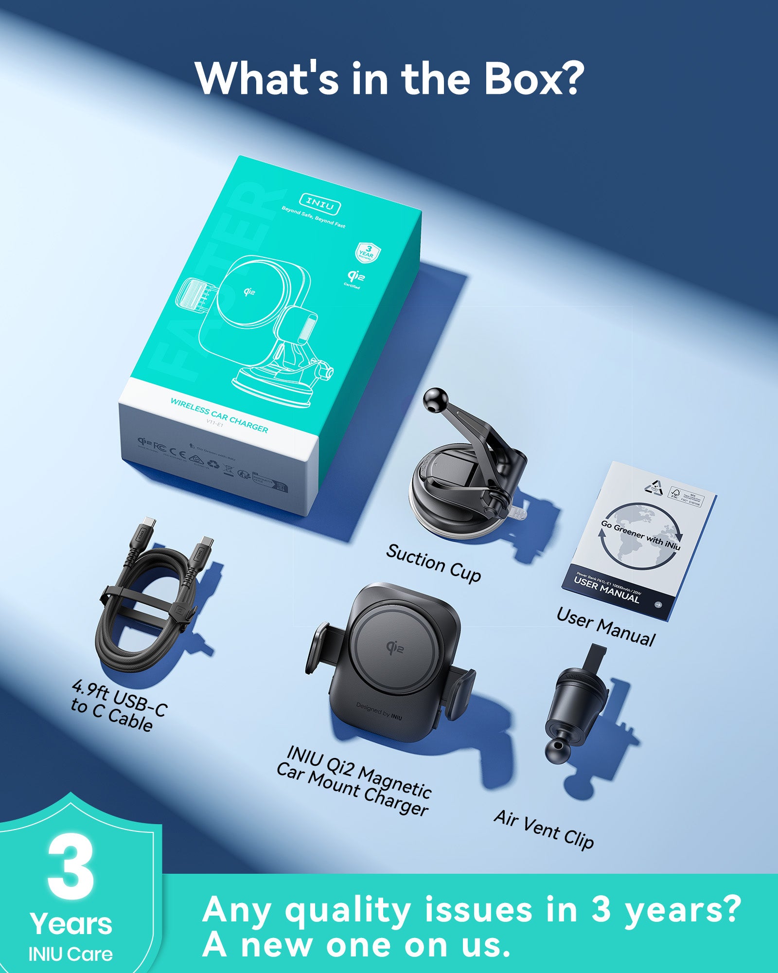 SnapGo V11-E1 | Qi2 15W Magnetic Wireless Car Charger Black SnapGo V11-E1 | Qi2 15W Magnetic Wireless Car Charger Black