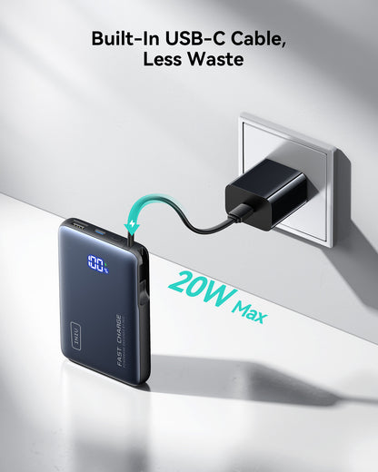 INIU Chargeur portable, batterie externe compacte 10 000 mAh PD 20 W