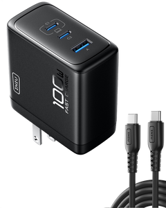 INIU Cargador GaN de 3 puertos A11 de 100 W