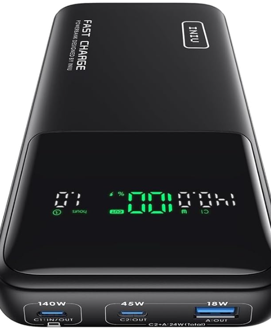 INIU Banco de energía para portátil B64 de 27000 mAh y 140 W