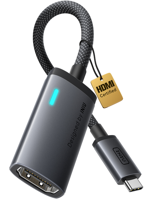 INIU C60 USB-C auf HDMI Adapter 4K 60Hz für iPhone & MacBook