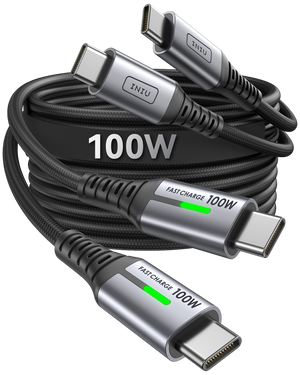 INIU D5CC 100W USB C to C Cable (6.6ft, 2-Pack)