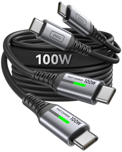 INIU D5CC 100W USB C to C Cable (6.6ft, 2-Pack)