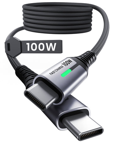INIU D5CC 100W USB C to C Cable (6.6ft, 1-Pack)