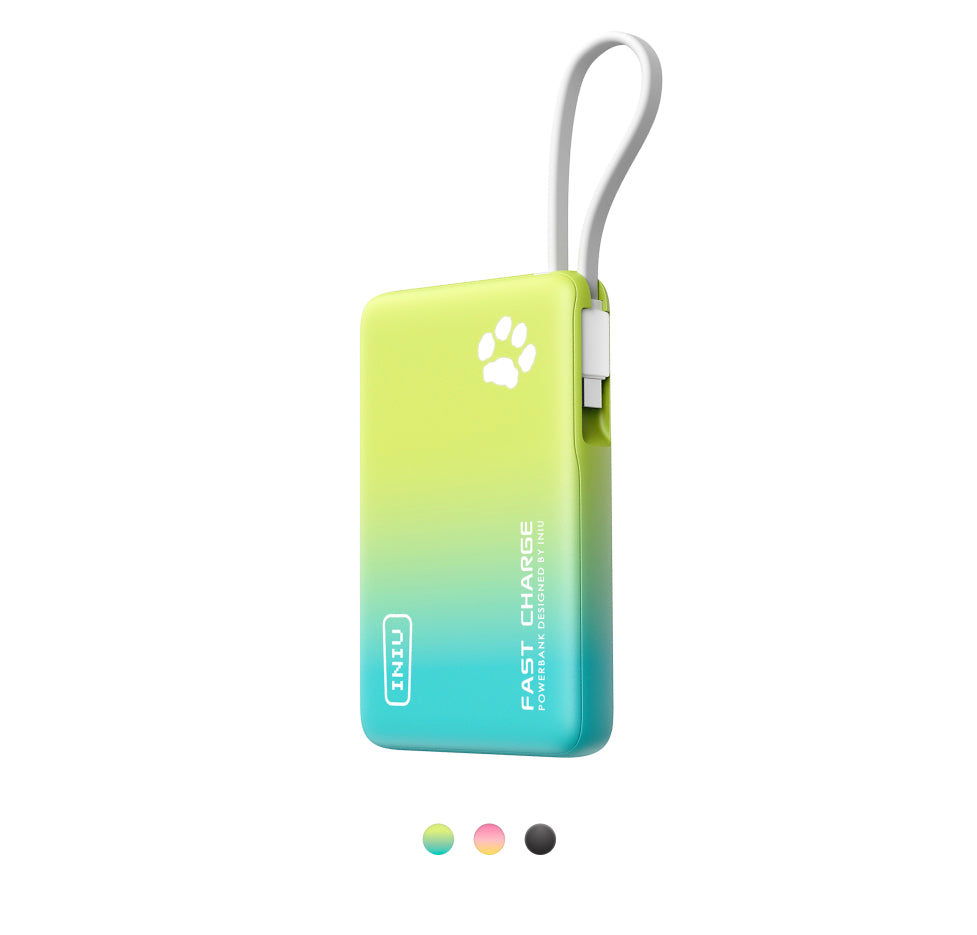 INIU Pawsible P41L-E2 Power Bank Slimmest 45W 10000mAh