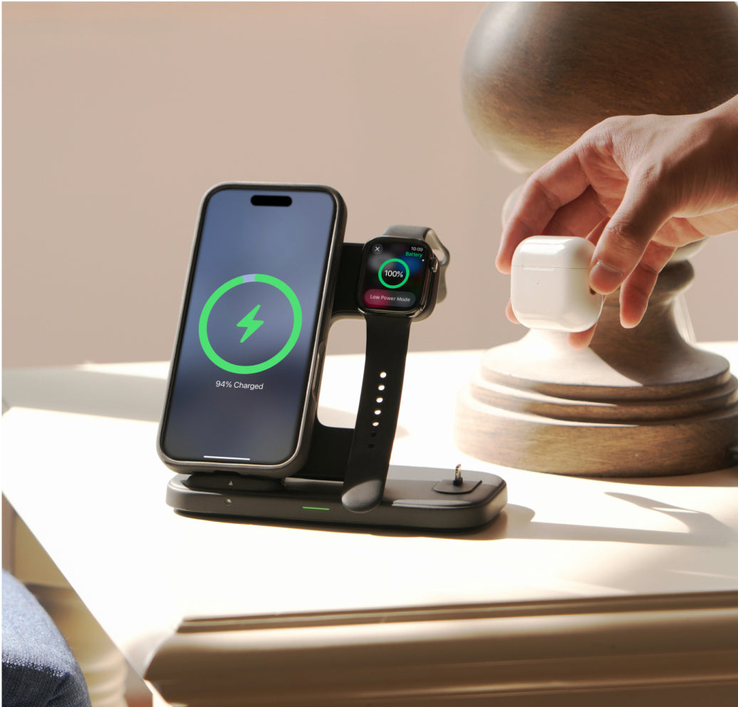 INIU I220 Qi-Certified 3 In 1 Fast Wireless Charger hover