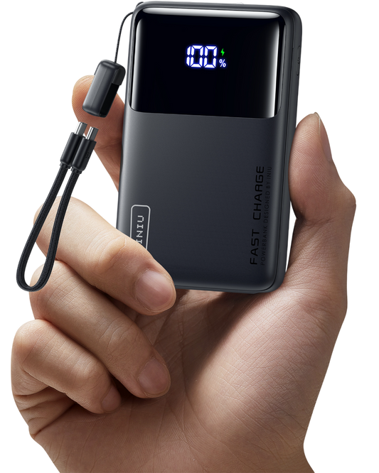 INIU P55-E2 Power Bank with Fast Charging - 100% Charge Display