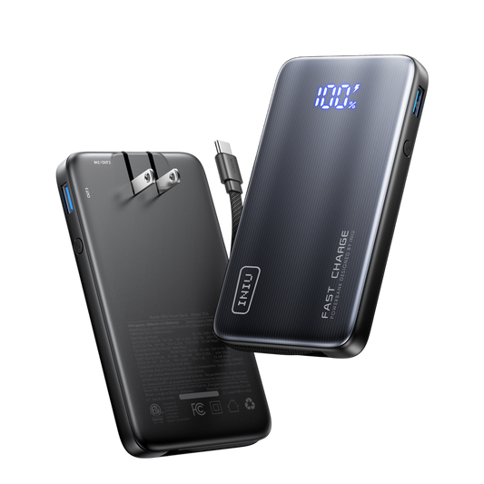 INIU Banco de energía Multi P24 de 45 W y 10 000 mAh