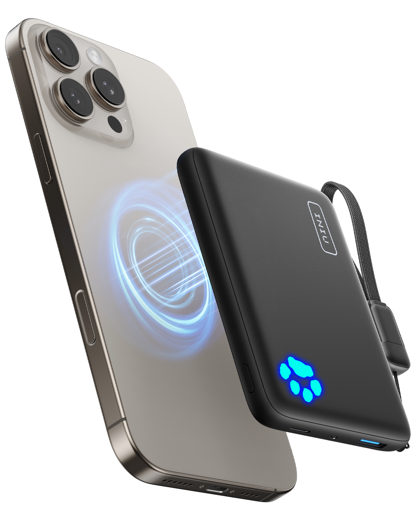 INIU Pawsible P43-E1 Power Bank Qi2 15W 10,000mAh Magsafe