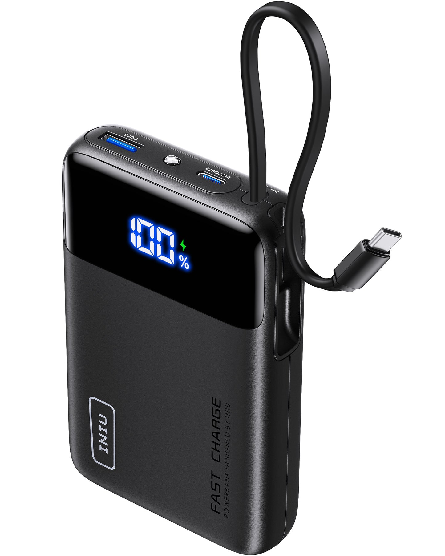 INIU Batería externa portátil de 20000 mAh y 45 W.