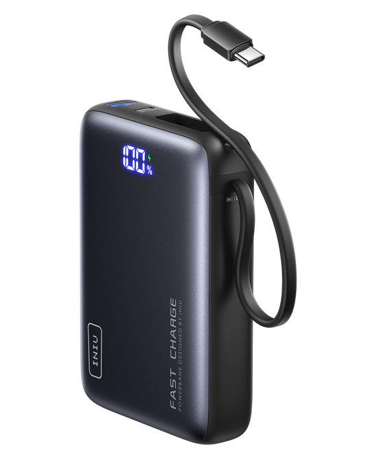 INIU 便攜式充電器，緊湊型 20000mAh PD 20W 行動電源