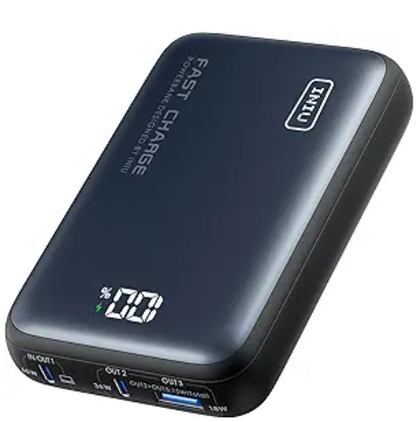 INIU 65W Power Bank, 20000mAh USB C PD Fast Charging Portable Charger