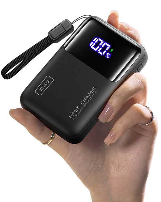 Banco de energía INIU Cougar P62-E1, el más pequeño, 65 W, 20 000 mAh