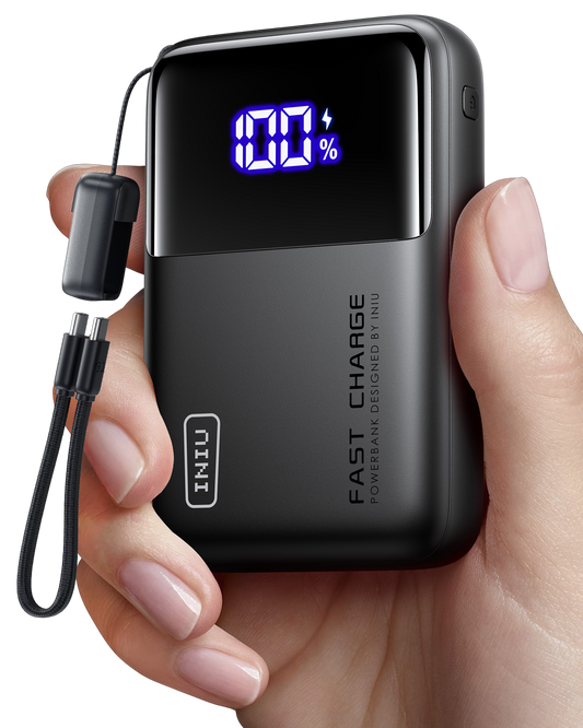 INIU power bank charging multiple phones screenshot