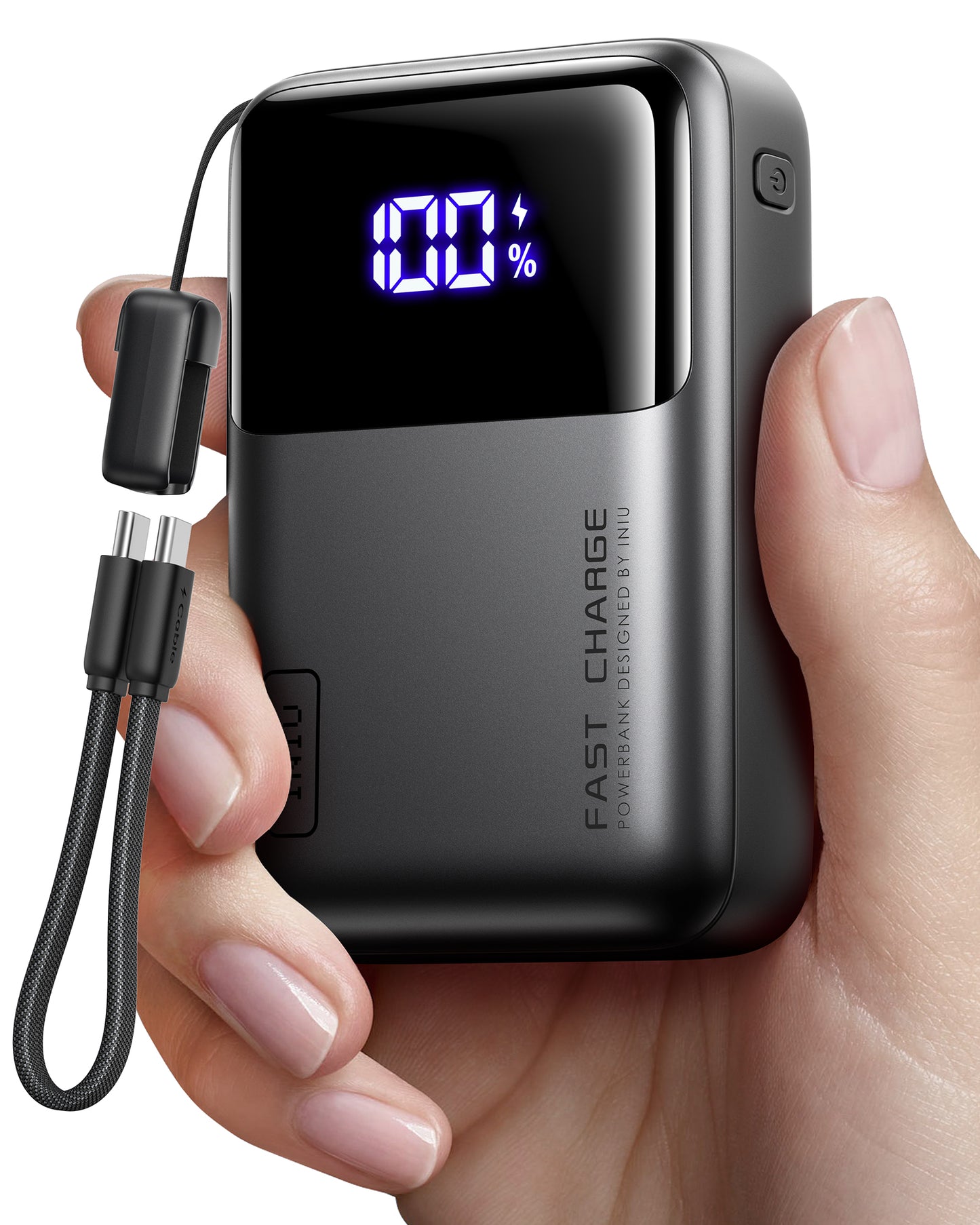 INIU Batterie externe Cougar la plus compacte, 20 000 mAh, 65 W