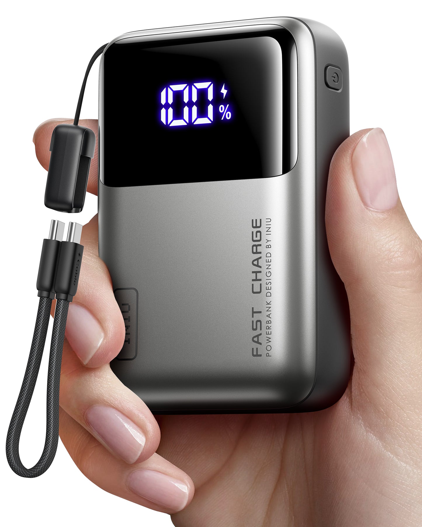 INIU Batterie externe Cougar la plus compacte, 20 000 mAh, 65 W