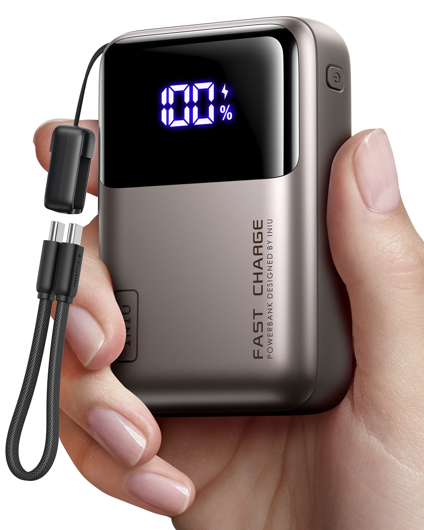 INIU Batterie externe Cougar la plus compacte, 20 000 mAh, 65 W