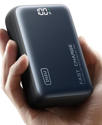 INIU P63-P1 El banco de energía más pequeño de 25000 mAh y 100 W