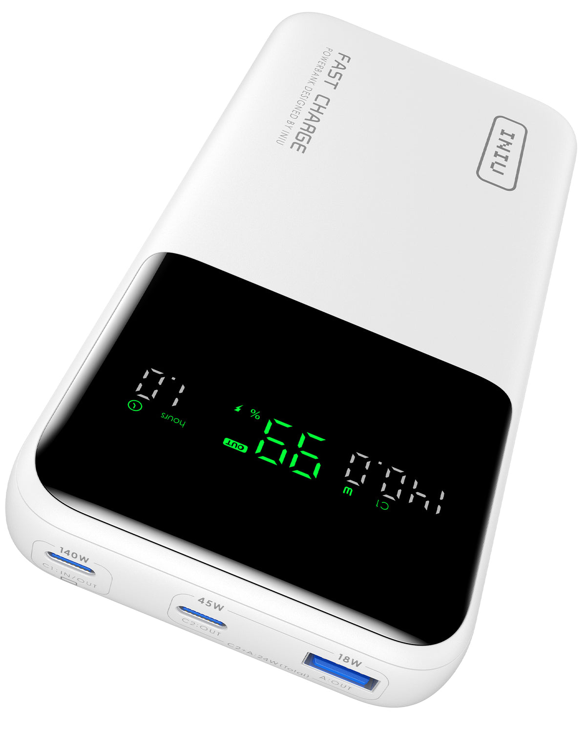 INIU Cougar Laptop Power Bank 25000mAh 140W, Fast Charging