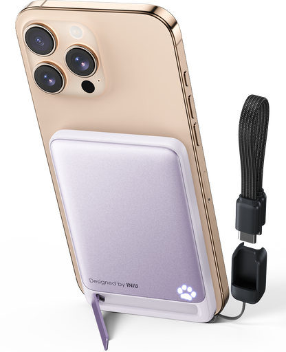 [New] Banco de energía INIU SnapGo P71-E1 Magsafe Qi2 de 15 W, el más delgado de 5000 mAh