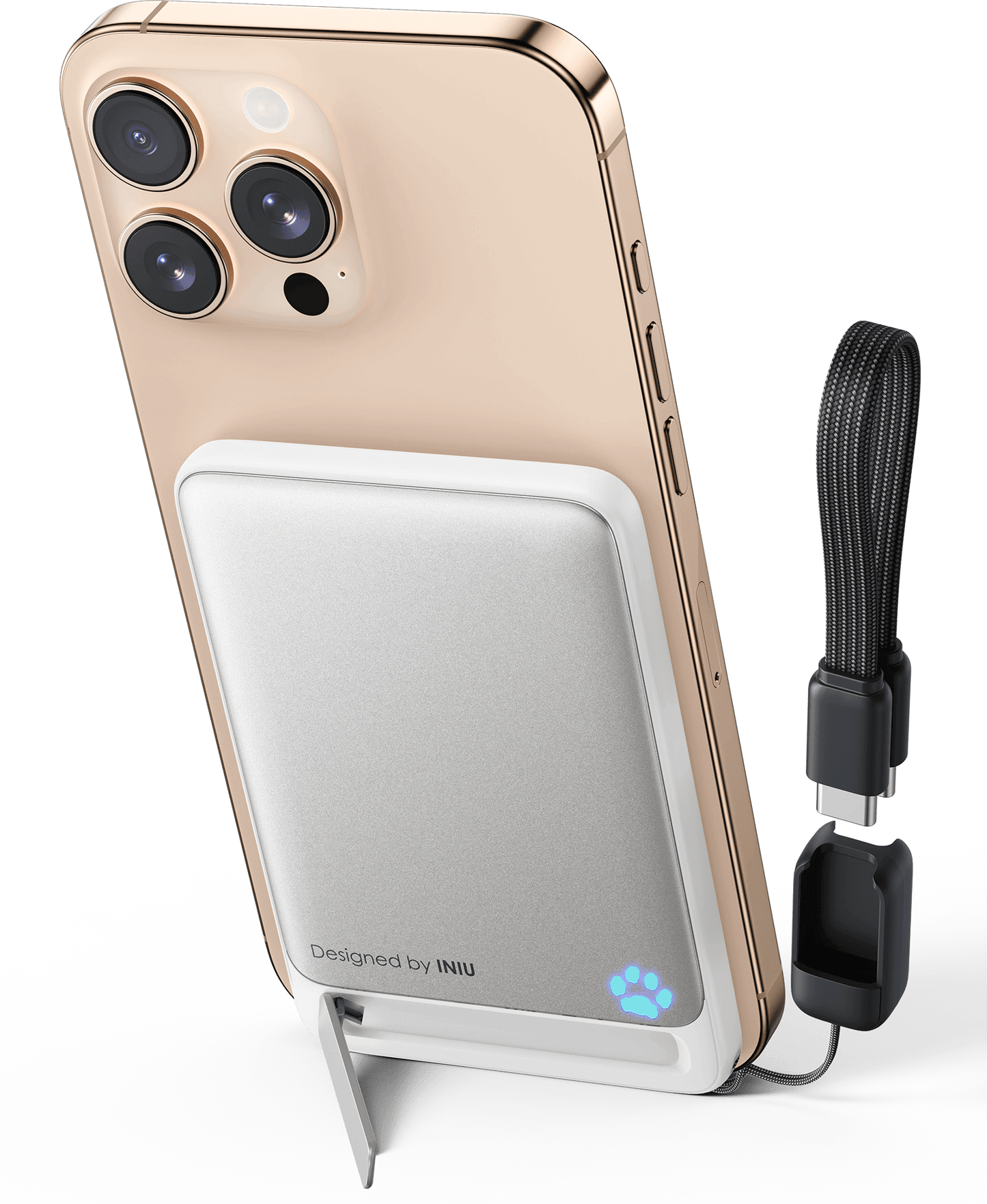 Banco de energía INIU SnapGo P71-E1 Magsafe Qi2 de 15 W, el más delgado de 5000 mAh