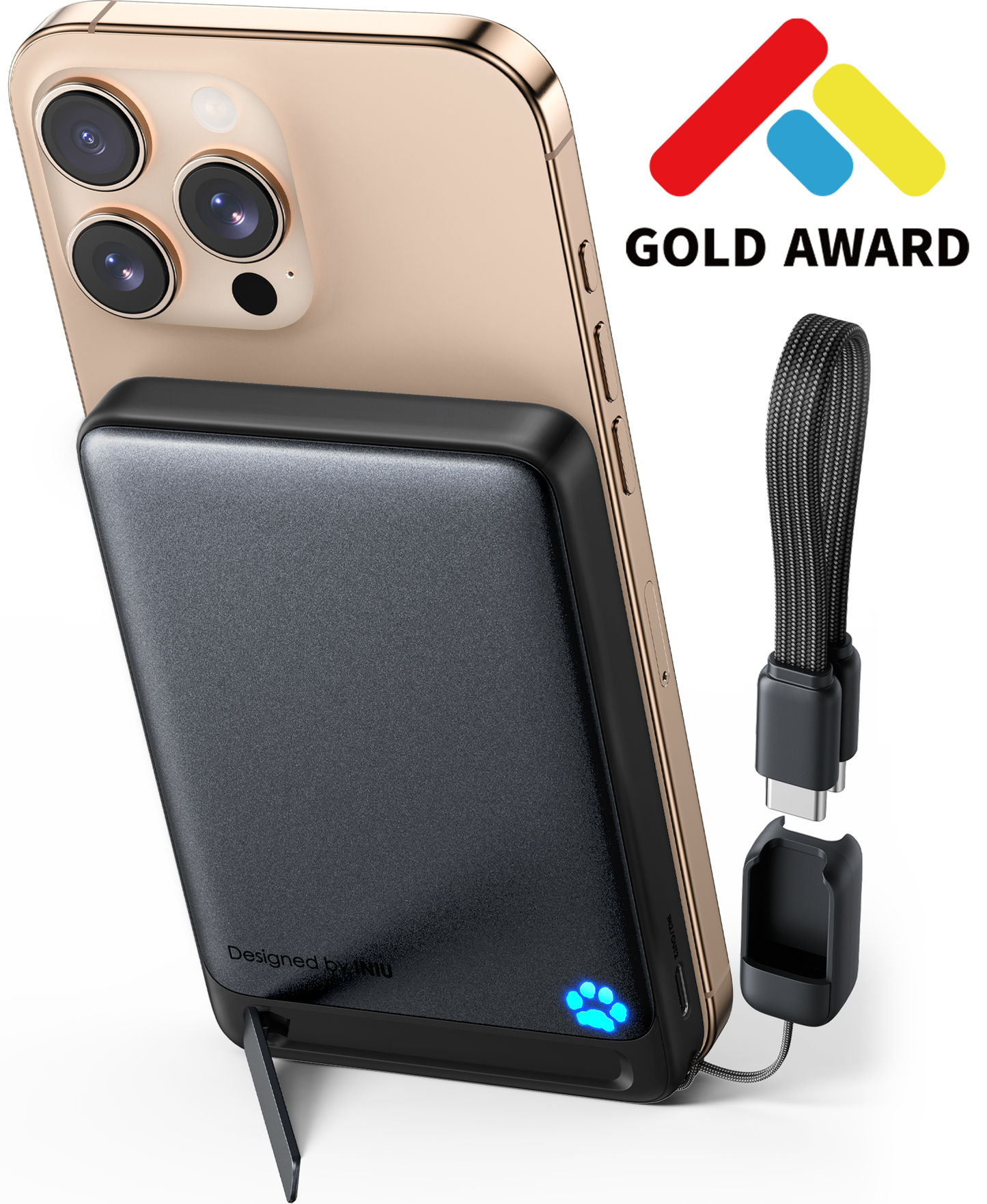 Chargeur sans fil INIU SnapGo P73-E1 Qi2 15W 10000mAh