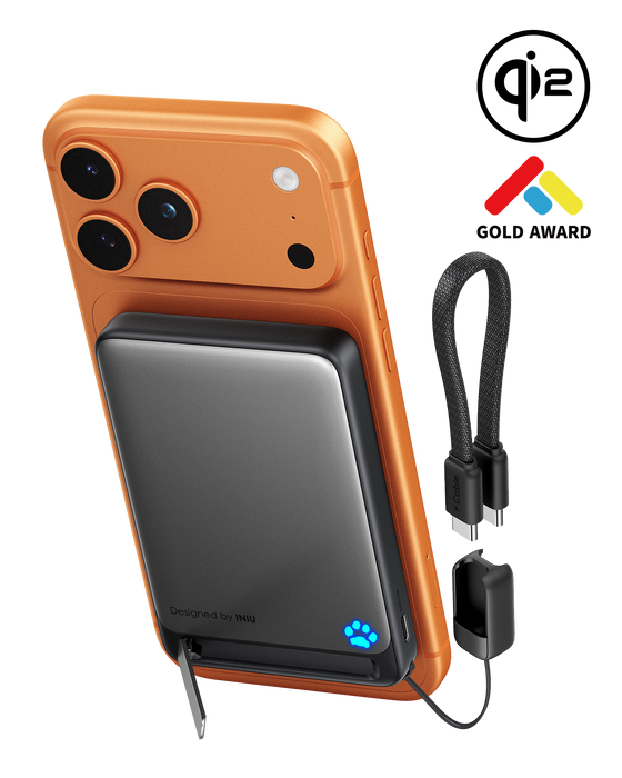 INIU SnapGo P73 Qi2 15W Magnetic Slim Power Bank | 10000mAh