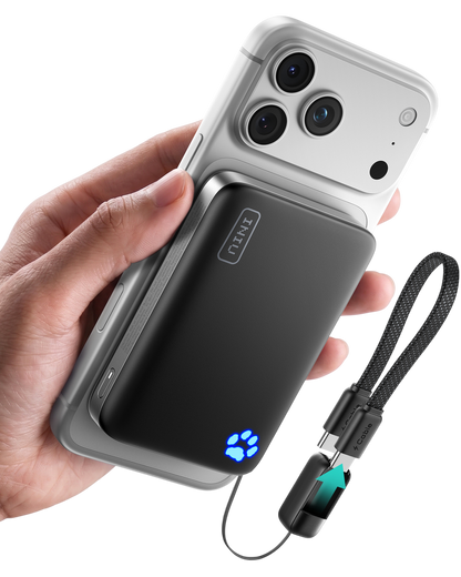 INIU Batería externa magnética SnapGo P771 Qi2.2 de 25 W | 10000 mAh