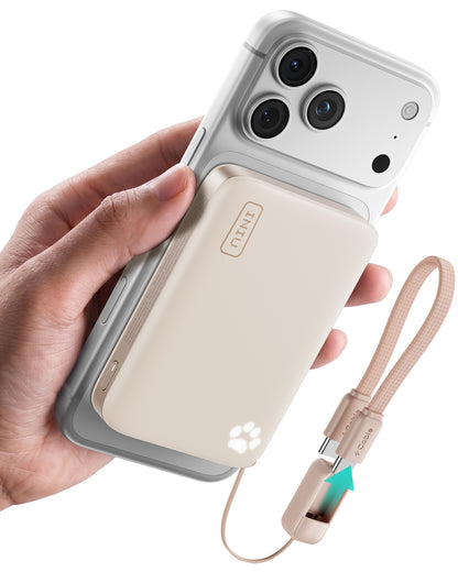 INIU Batería externa magnética SnapGo P771 Qi2.2 de 25 W | 10000 mAh