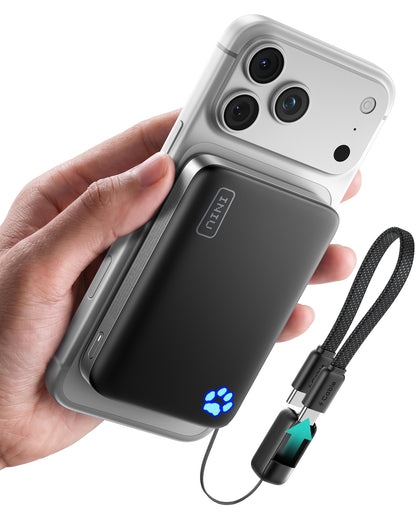 INIU Batería externa magnética SnapGo P771 Qi2.2 de 25 W | 10000 mAh