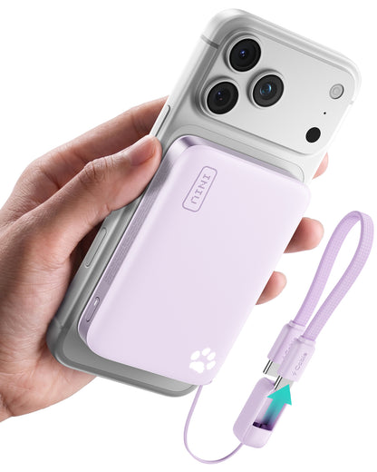 INIU Batería externa magnética SnapGo P771 Qi2.2 de 25 W | 10000 mAh