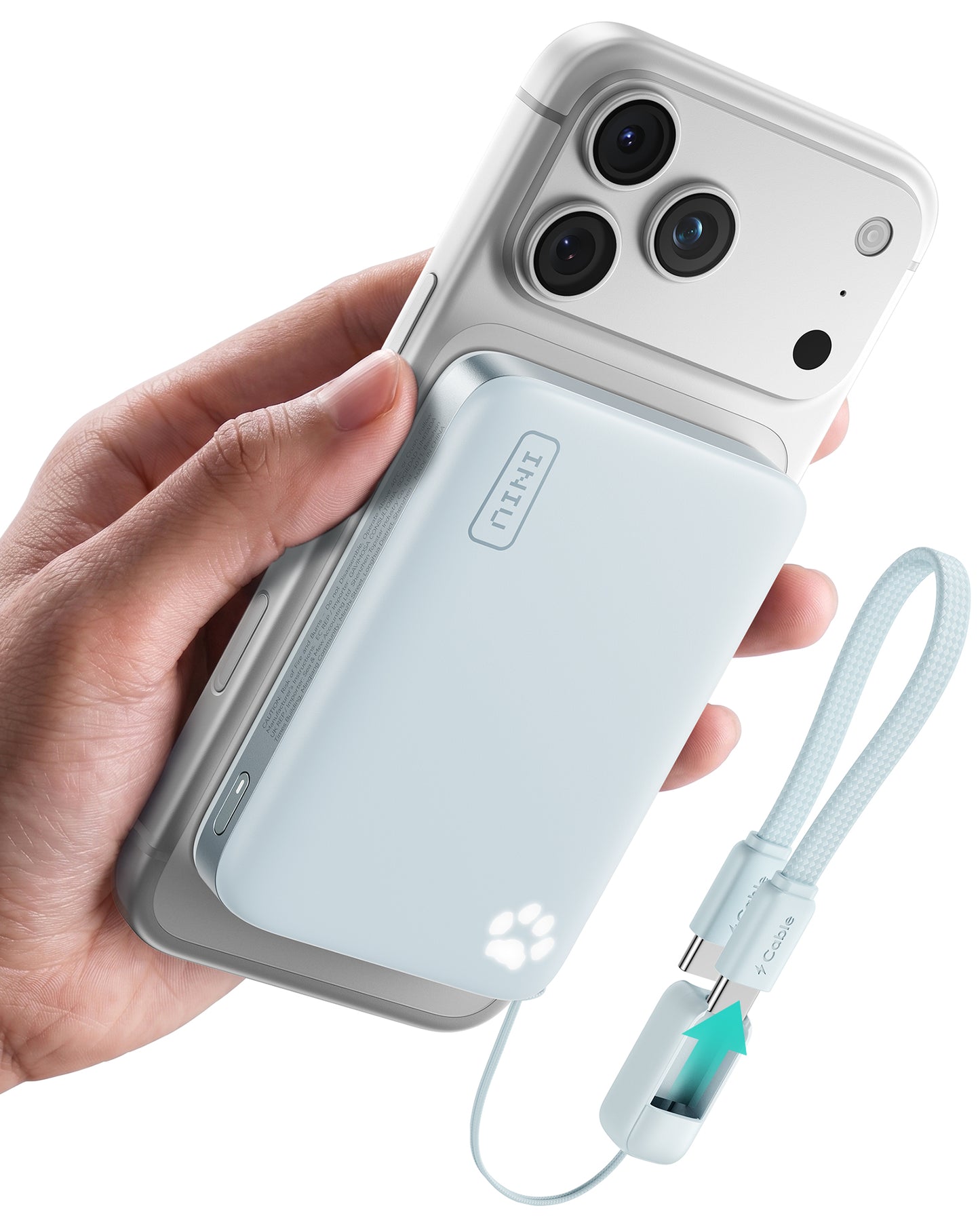 INIU Batería externa magnética SnapGo P771 Qi2.2 de 25 W | 10000 mAh