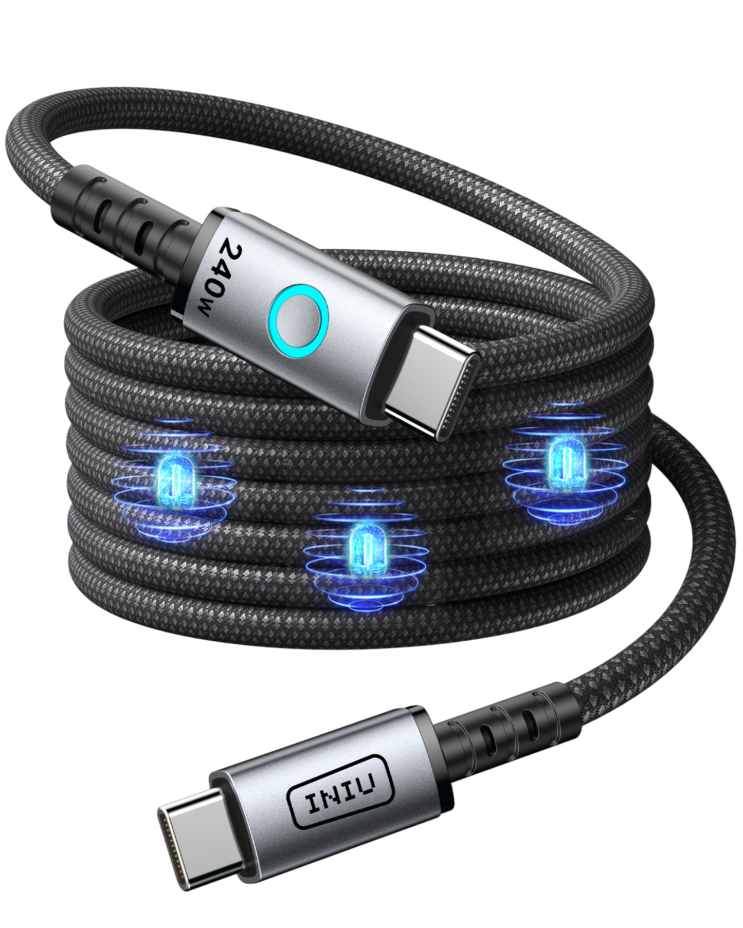 INIU 240-W-Magnetkabel USB-C zu USB-C