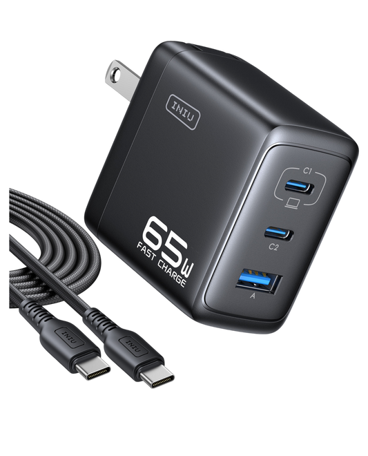 INIU A21-E1 65W 3-Port GaN-Ladegerät