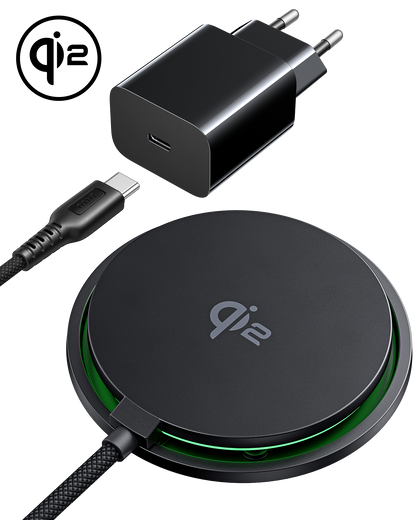 INIU SnapGo W11 Qi2 15W Magnetic LED Wireless Charger