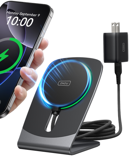 INIU W21-E1 Qi2 15W マグネット式ワイヤレス充電器