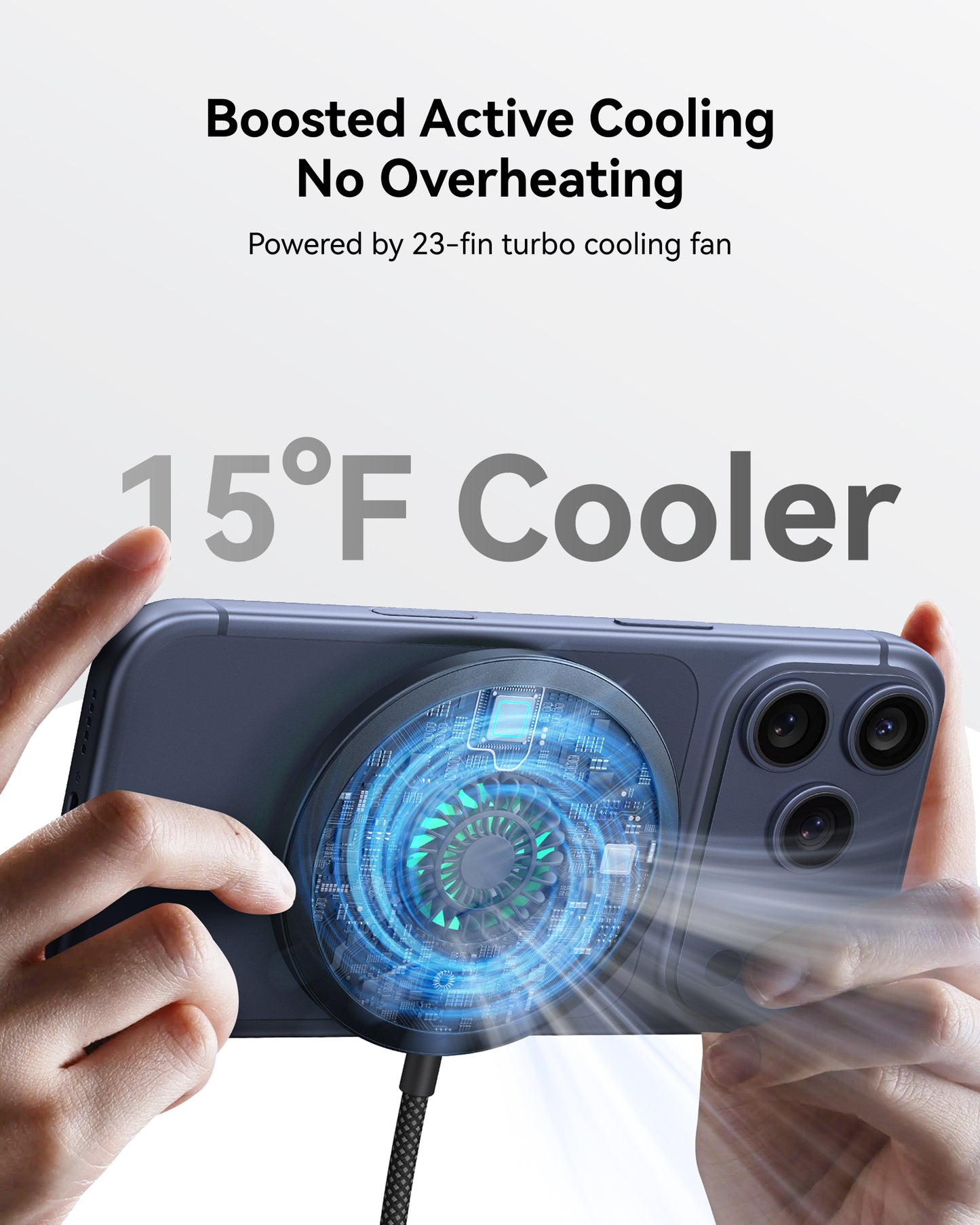 INIU Ładowarka bezprzewodowa magnetyczna Qi2 15 W W21-E1