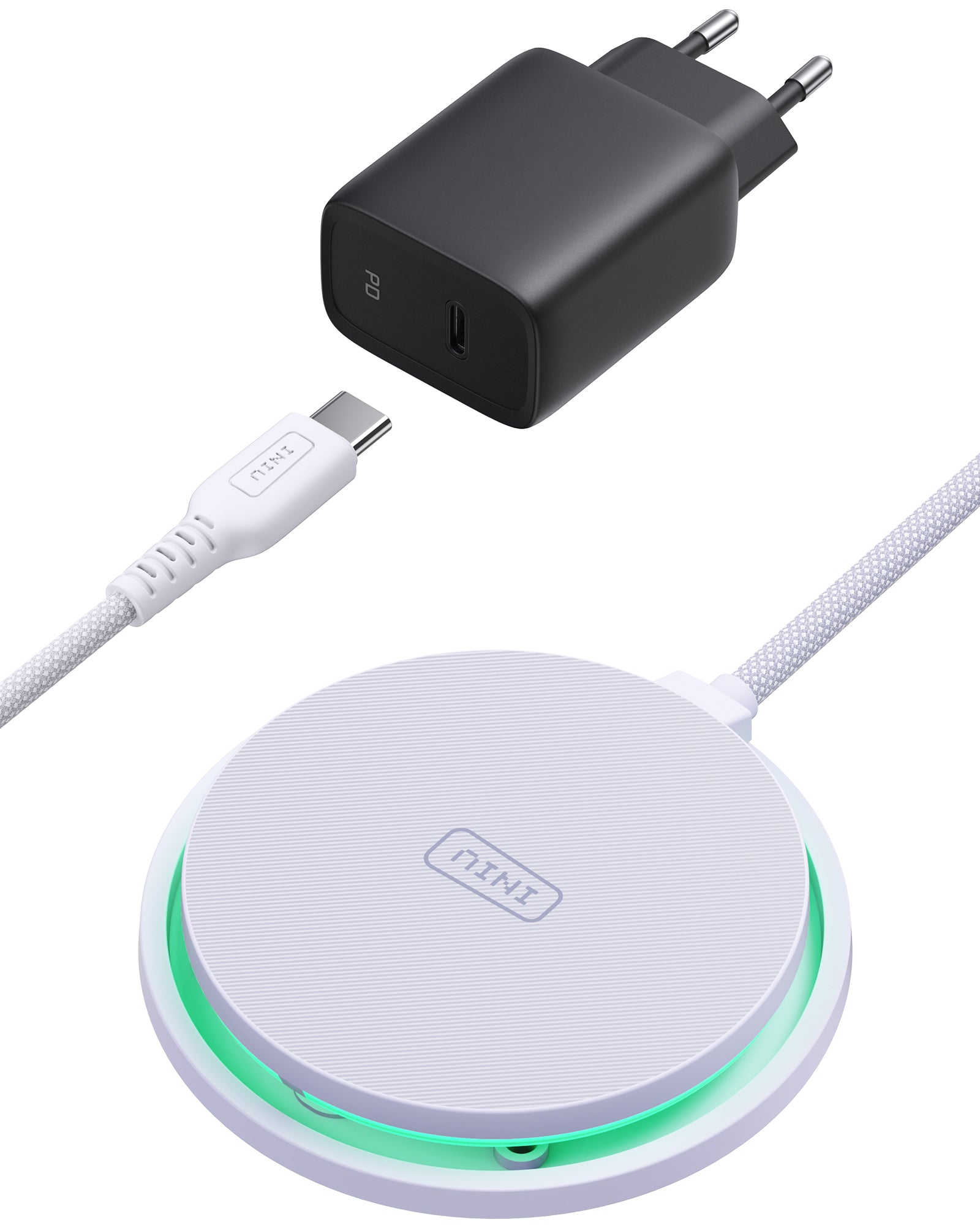 INIU W11-E1 Qi2 15W Magnetic LED Wireless Charger